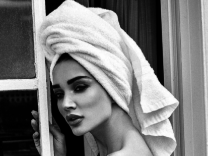 Amy Jackson looks supremely sexy and hot in a towel. VIEW PICS