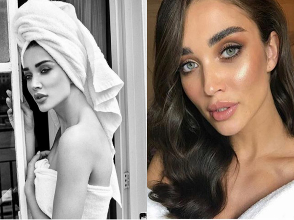 Amy Jackson looks supremely sexy and hot in a towel. VIEW PICS