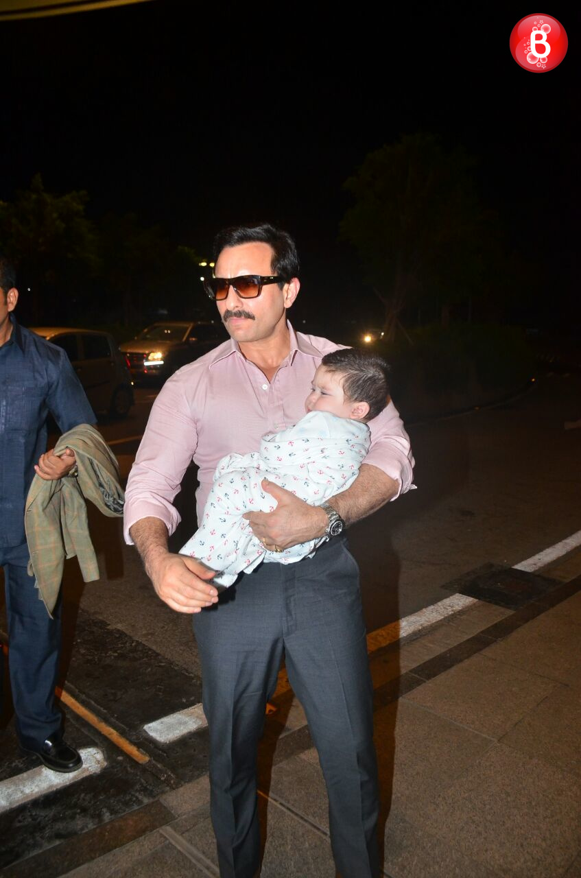 PICS: Saif holding Taimur in his arms is the cutest thing you will see