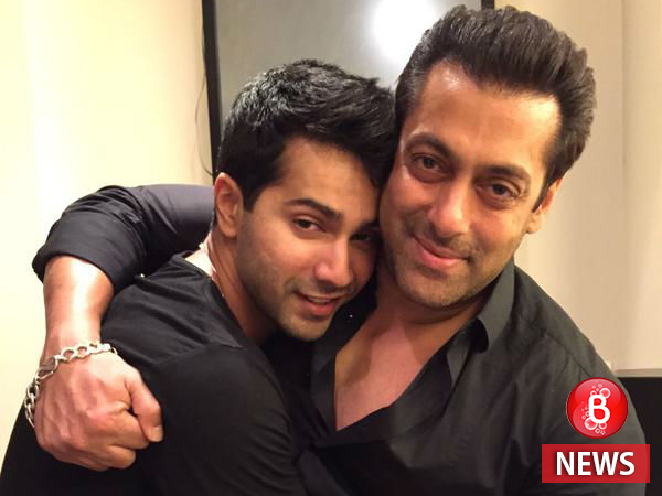 Salman Khan shoots for his cameo in Varun Dhawan's 'Judwaa 2' and we can't keep calm!