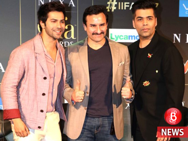 Varun Dhawan Saif Ali Khan Karan Johar