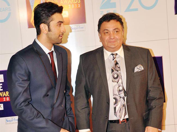 ranbir kapoor and rishi kapoor