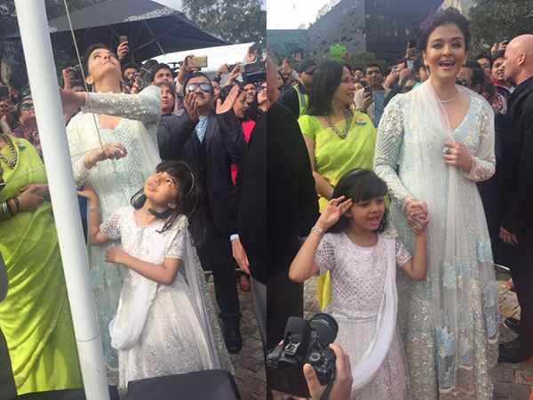 Aishwarya Rai Bachchan and Aaradhya Bachchan in Melbourne