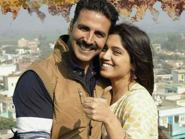 Akshay Kumar and Bhumi Pednekar in 'Toilet - Ek Prem Katha'