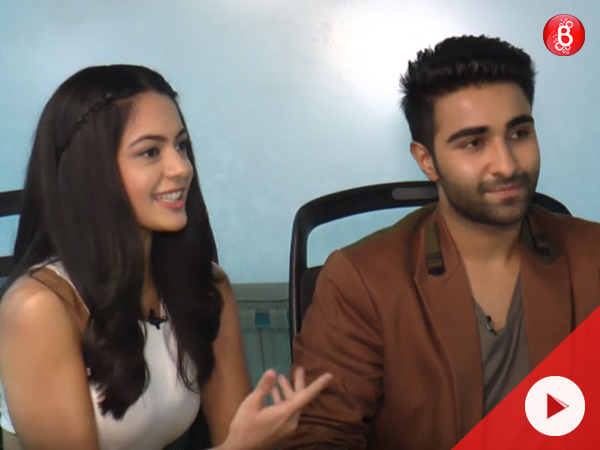 Anya Singh and Aadar Jain promote their film 'Qaidi Band' 