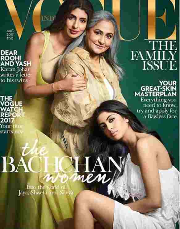 The Bachchan women are class-apart on the latest cover of Vogue!