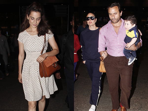 Kangana Ranaut, Saif Ali Khan and Kareena Kapoor Khan