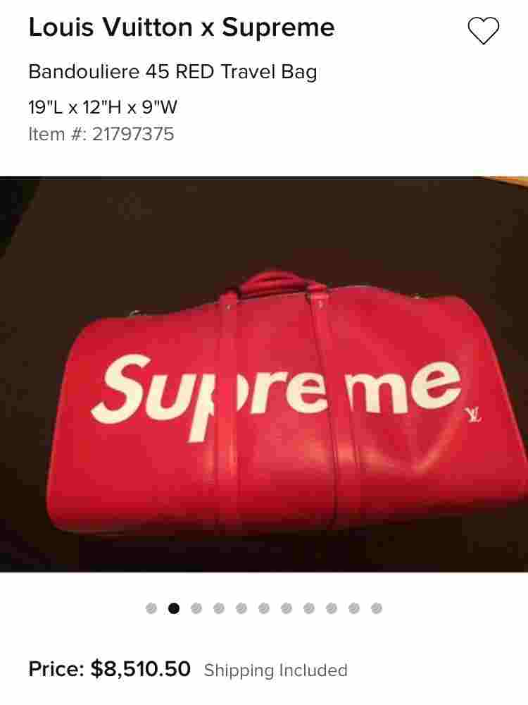 supreme bag karan johar