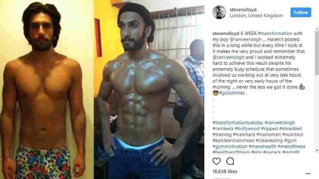 THROWBACK! Ranveer's Incredible Physical Transformation Is Pure ...