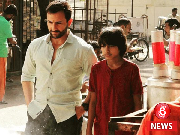 Saif Ali Khan and Svar Kamble in 'Chef'