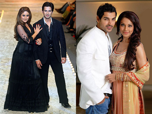Shahid and kareena, john and bipasha