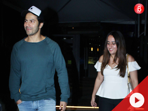 Varun Dhawan and Natasha Dalal spotted together