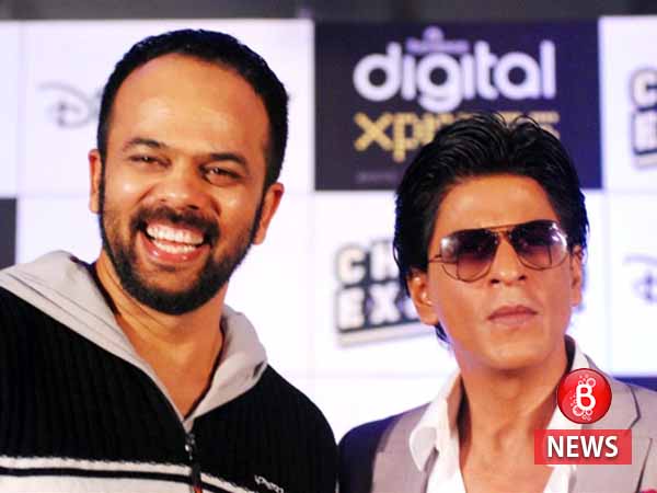 rohit shetty and shah rukh khan pic