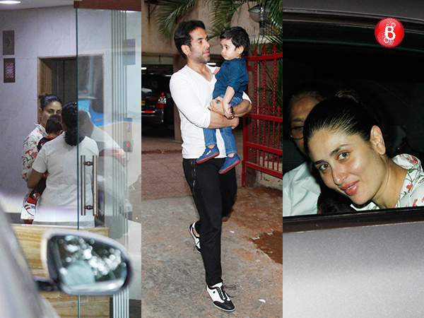 Kareena Kapoor Khan, Tusshar Kapoor, with kids photos