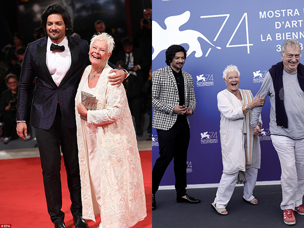 Ali Fazal, Dame Judi Dench, Stephen Frears