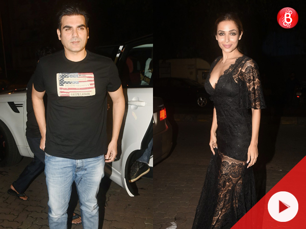 Arbaaz and Malaika party together