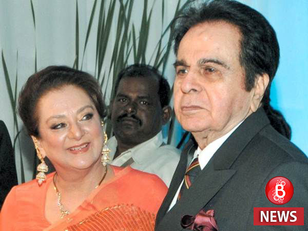 Dilip Kumar with wife Saira Banu