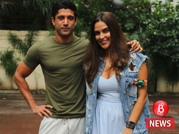 Farhan Akhtar and Neha Dhupia
