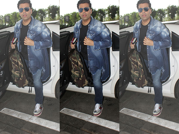 Karan Johar at airport