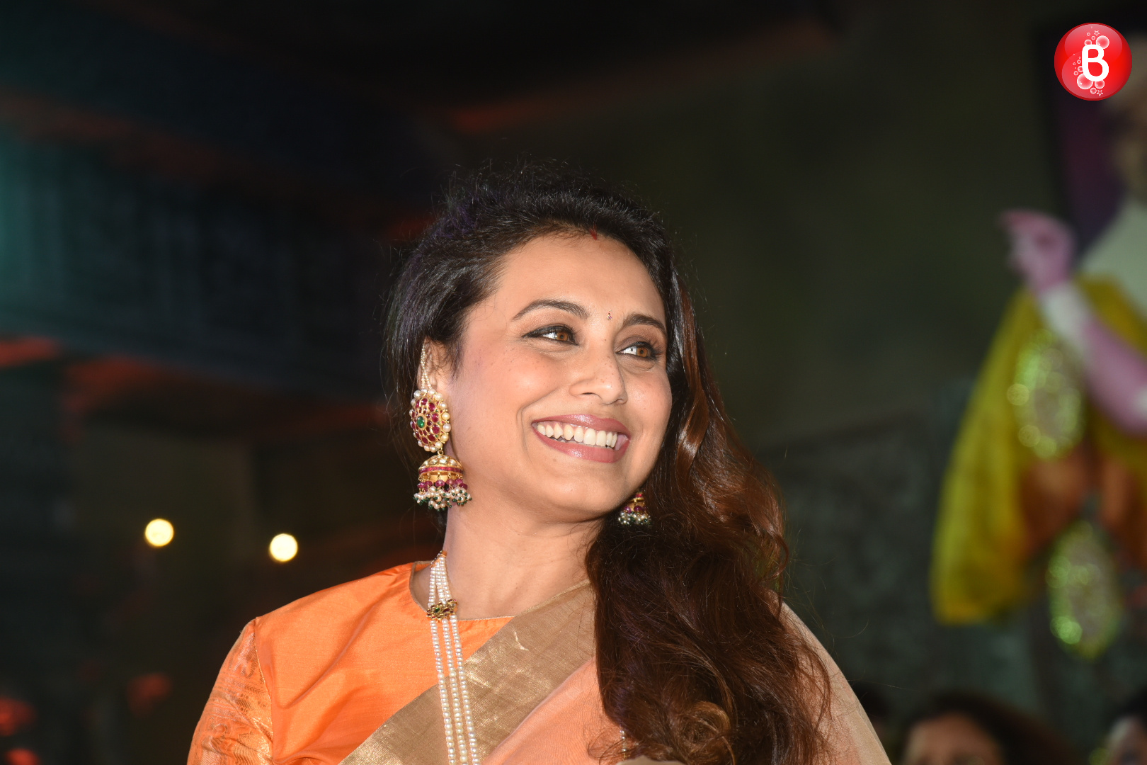 Rani Mukerji at Durga puja