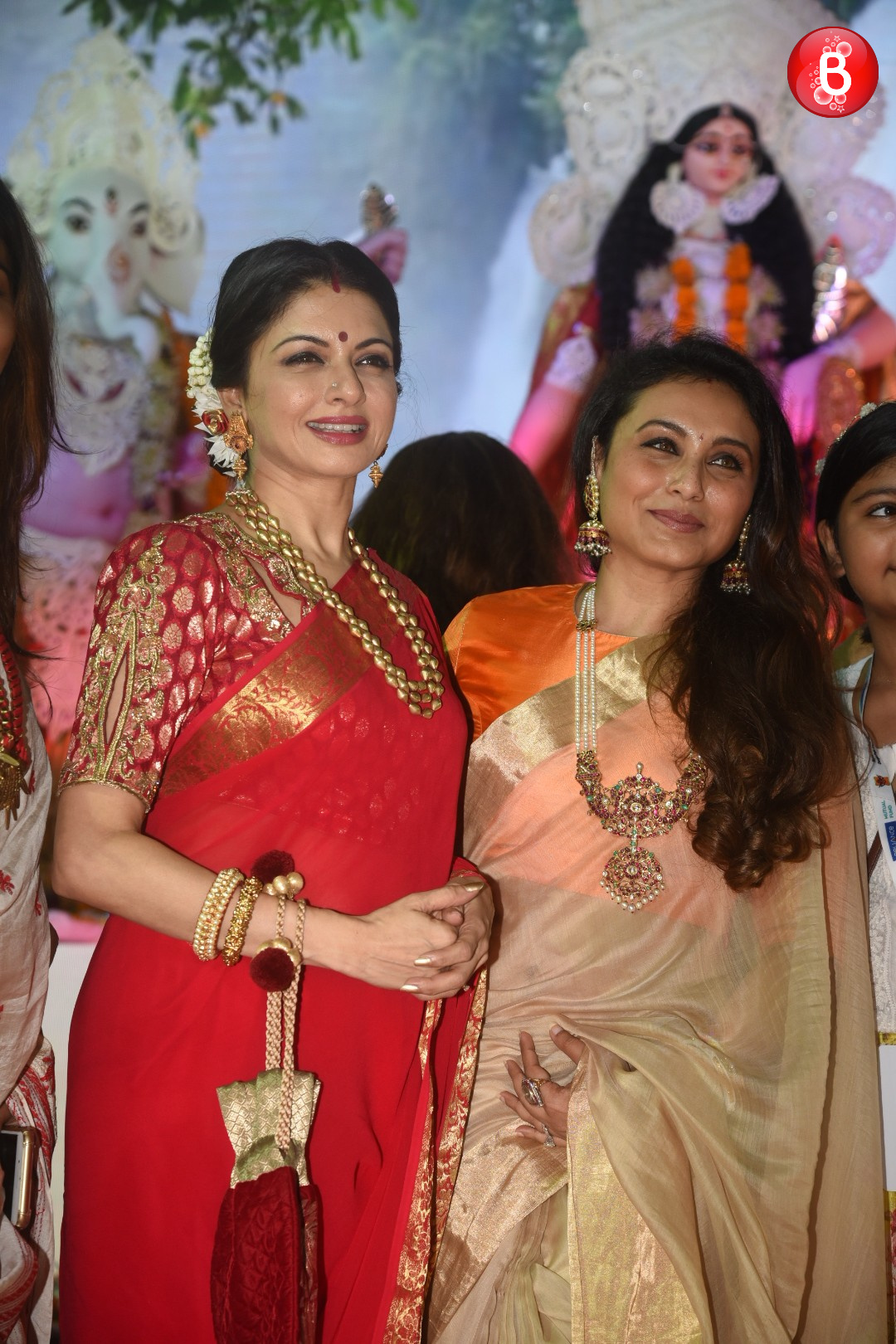 Bhagyashee, Rani Mukerji at Durga puja