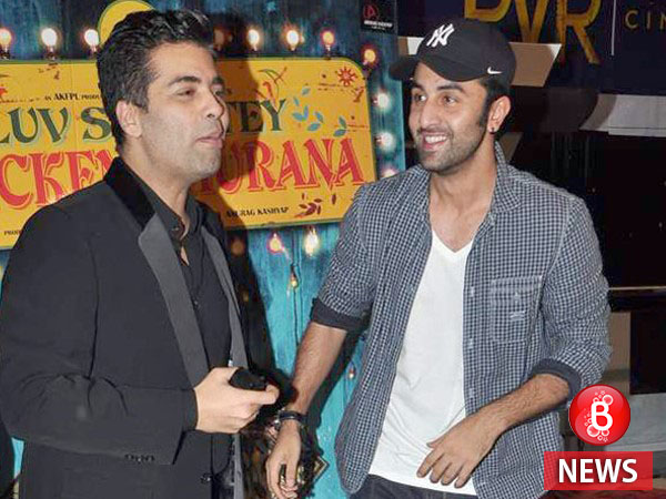 Ranbir Kapoor with Karan Johar