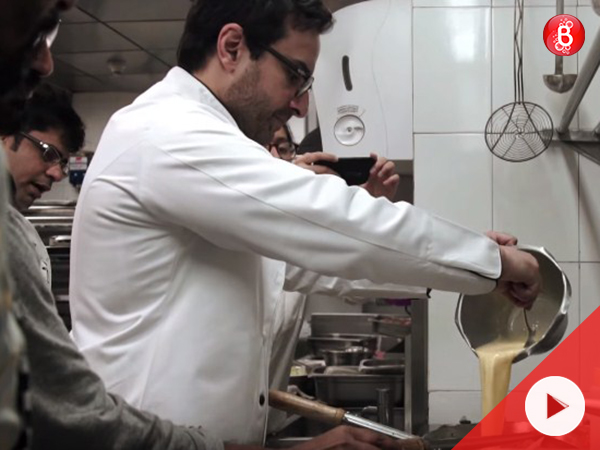 WATCH: Saif transforms into a chef as he learns to cook