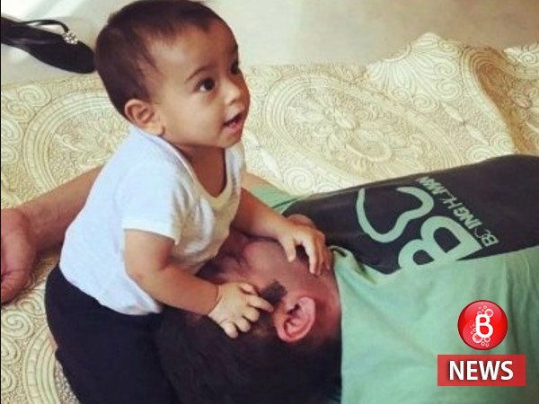 Salman Khan and nephew Ahil Sharma