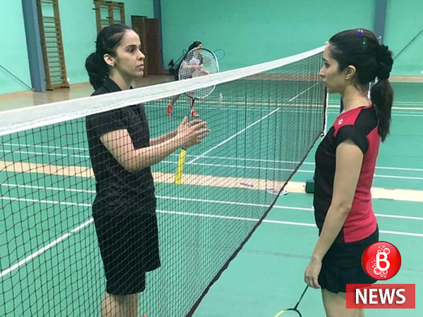 Saina Nehwal and her coach Gopichand train Shraddha Kapoor for her next