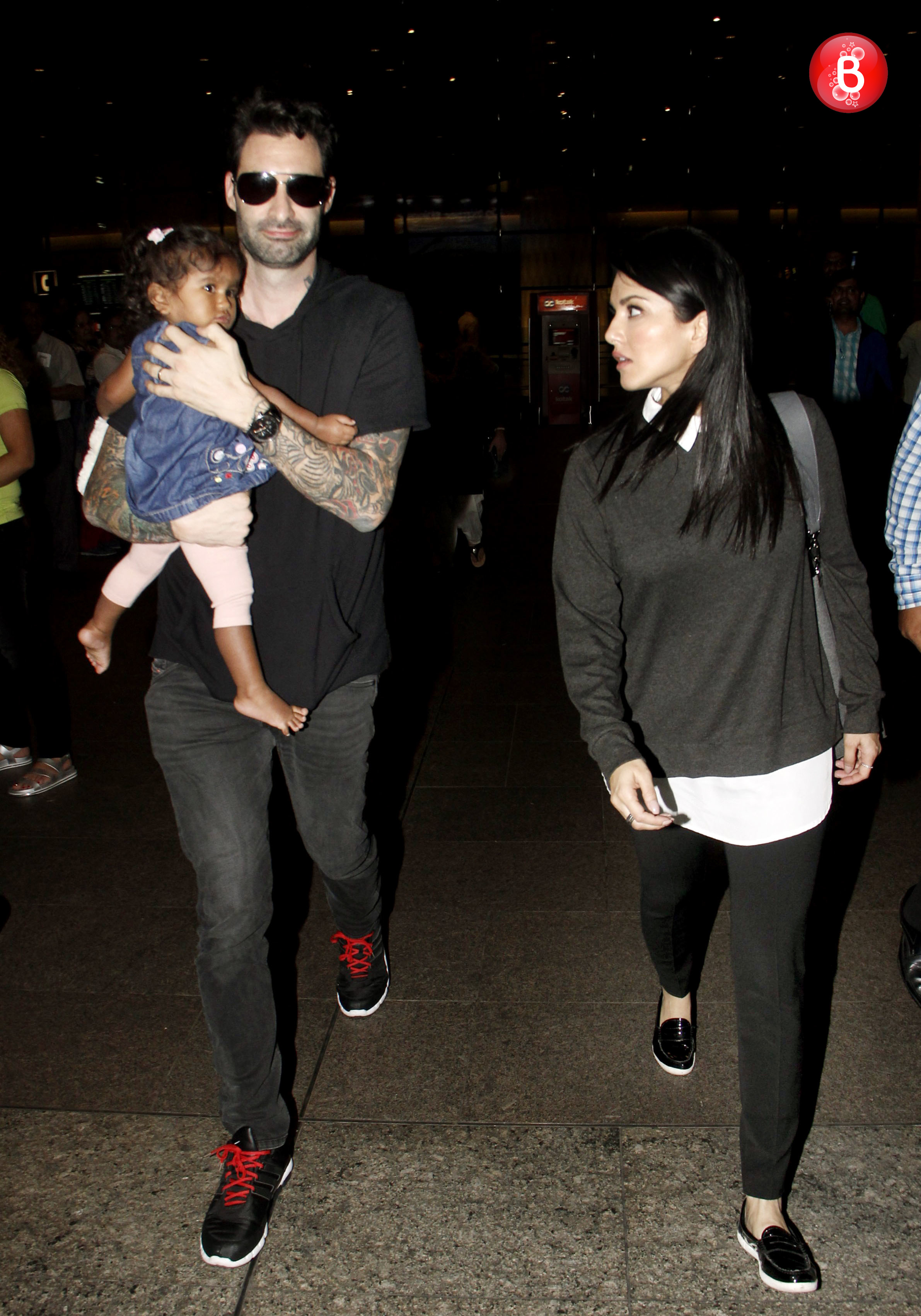 Sunny Leone, Daniel Weber and Nisha