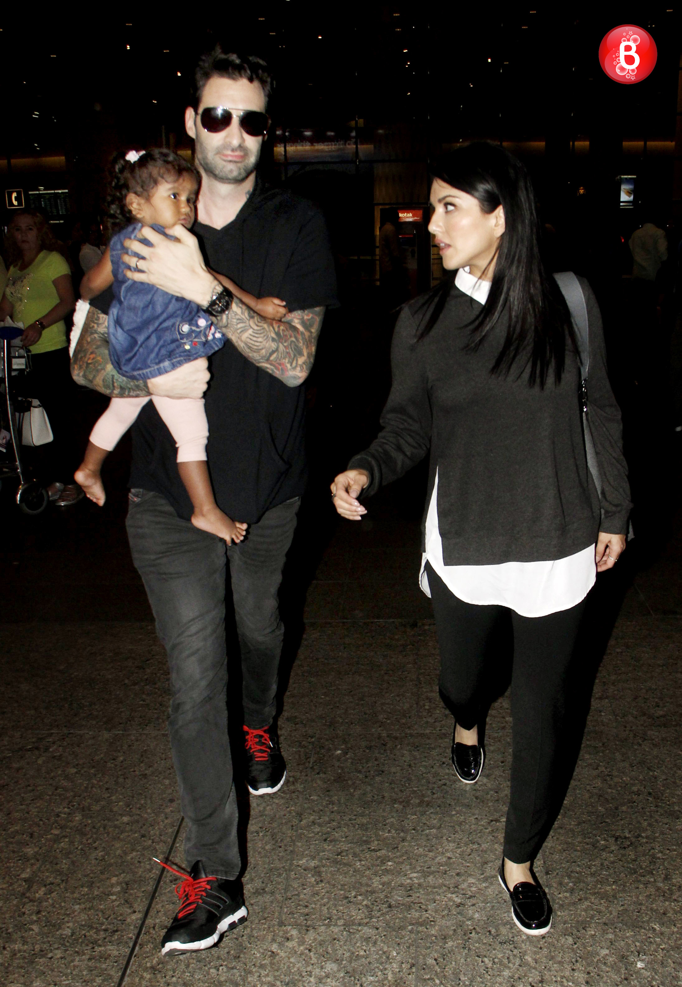 Sunny Leone, Daniel Weber and Nisha