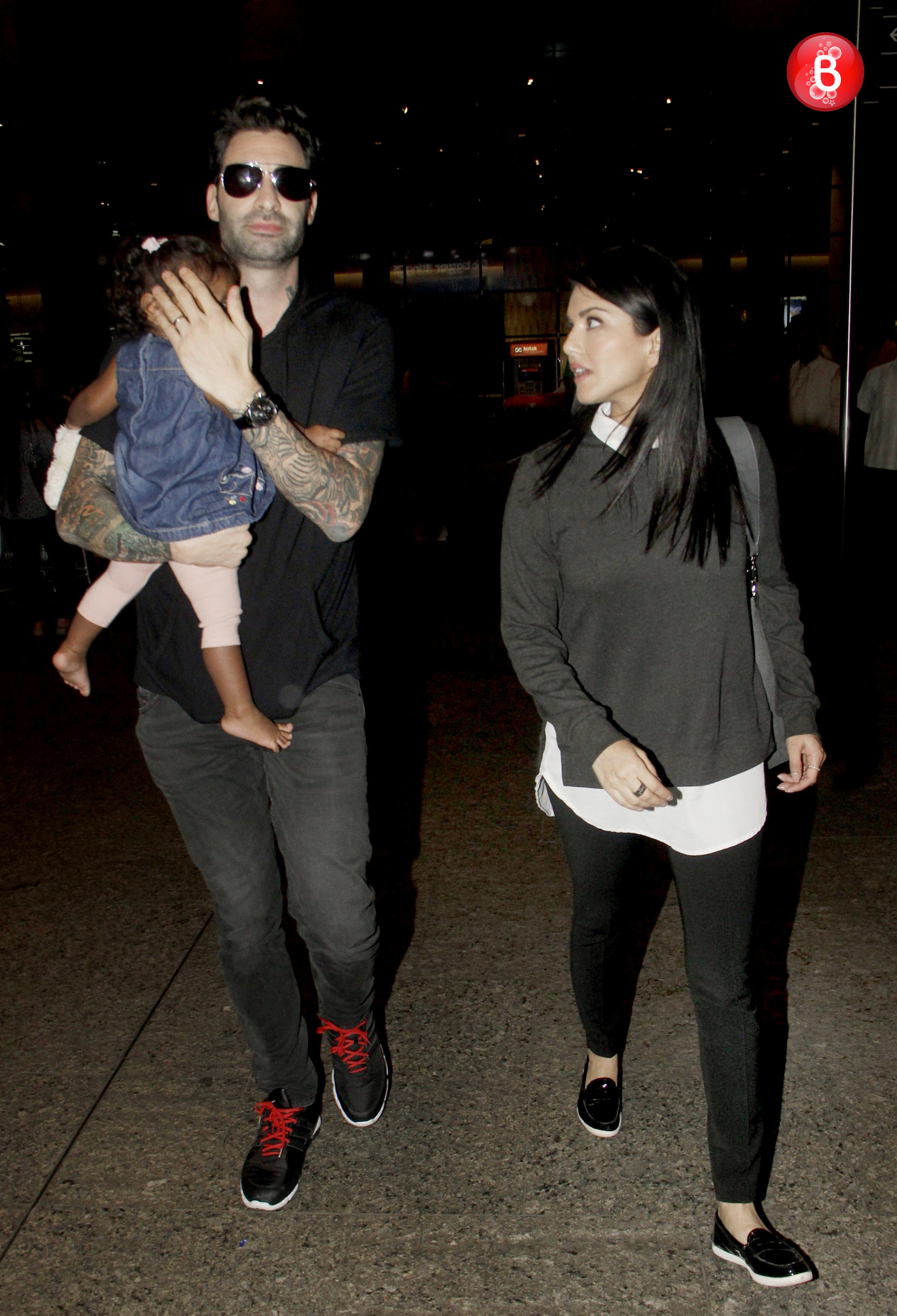 Sunny Leone, Daniel Weber and Nisha