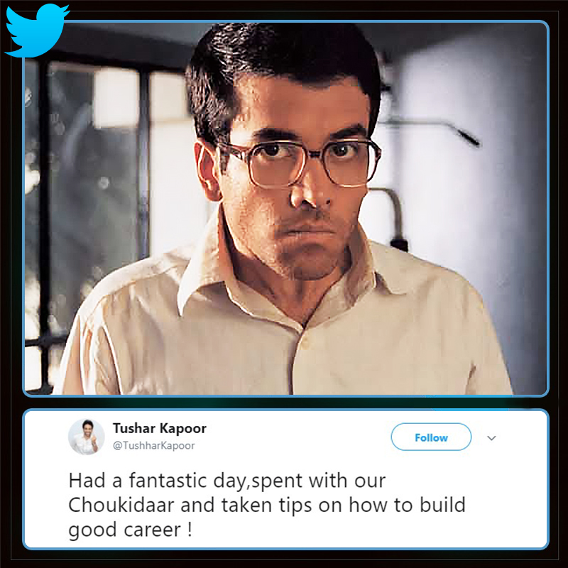 Tusshar Kapoor twitter