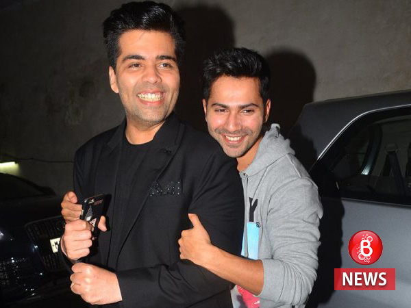Varun Dhawan and Karan Johar