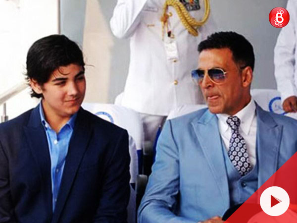 Akshay Kumar with and Aarav