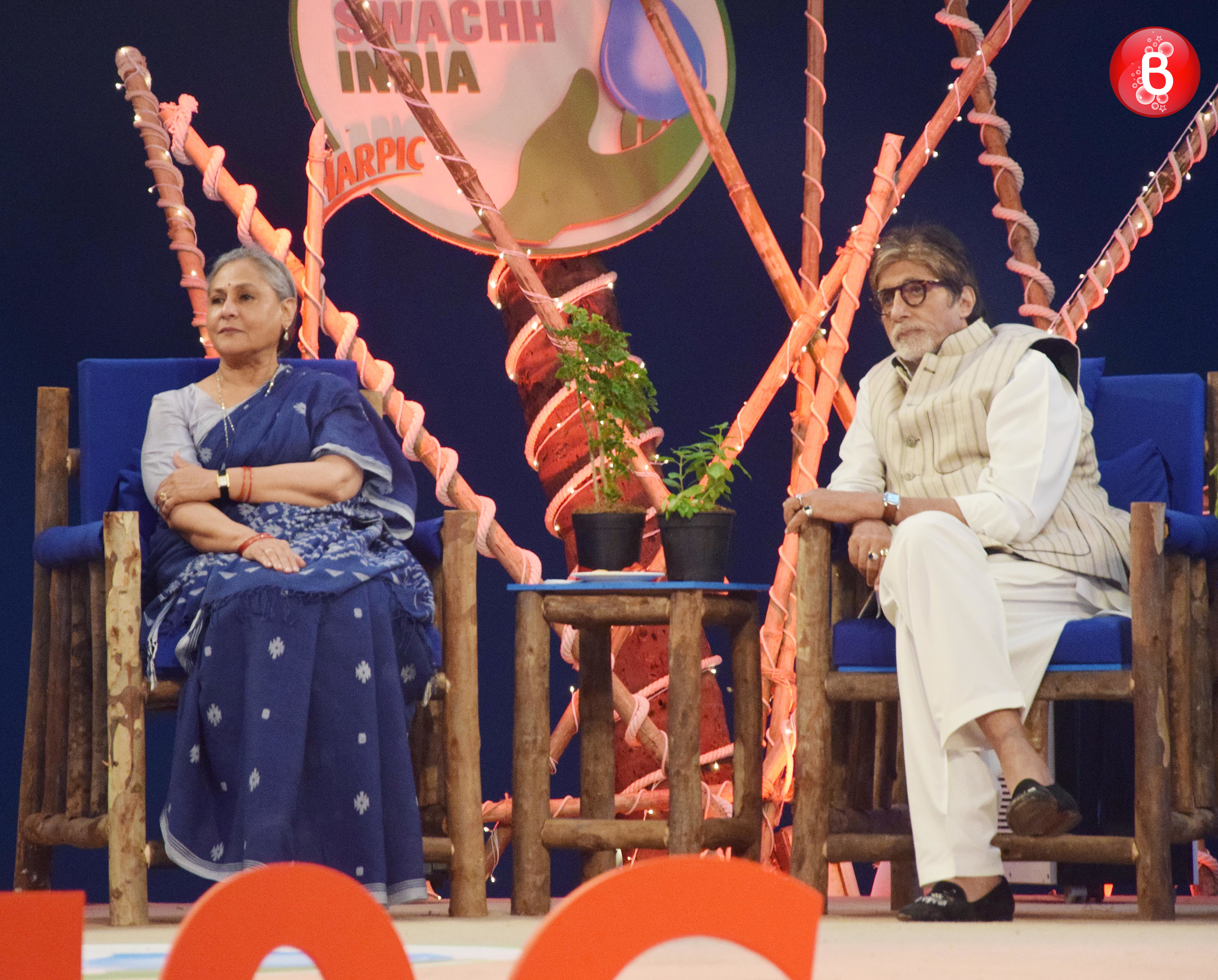 Photos: Big B, Jaya Bachchan And Others Observe Rashtriya Swachhata ...