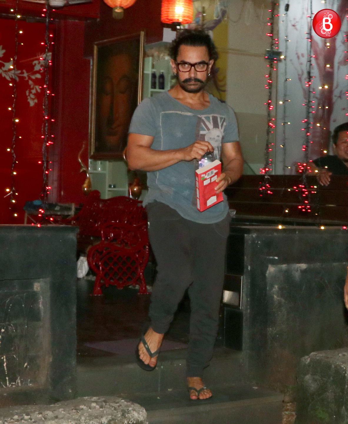 Aamir Khan spotted at spa