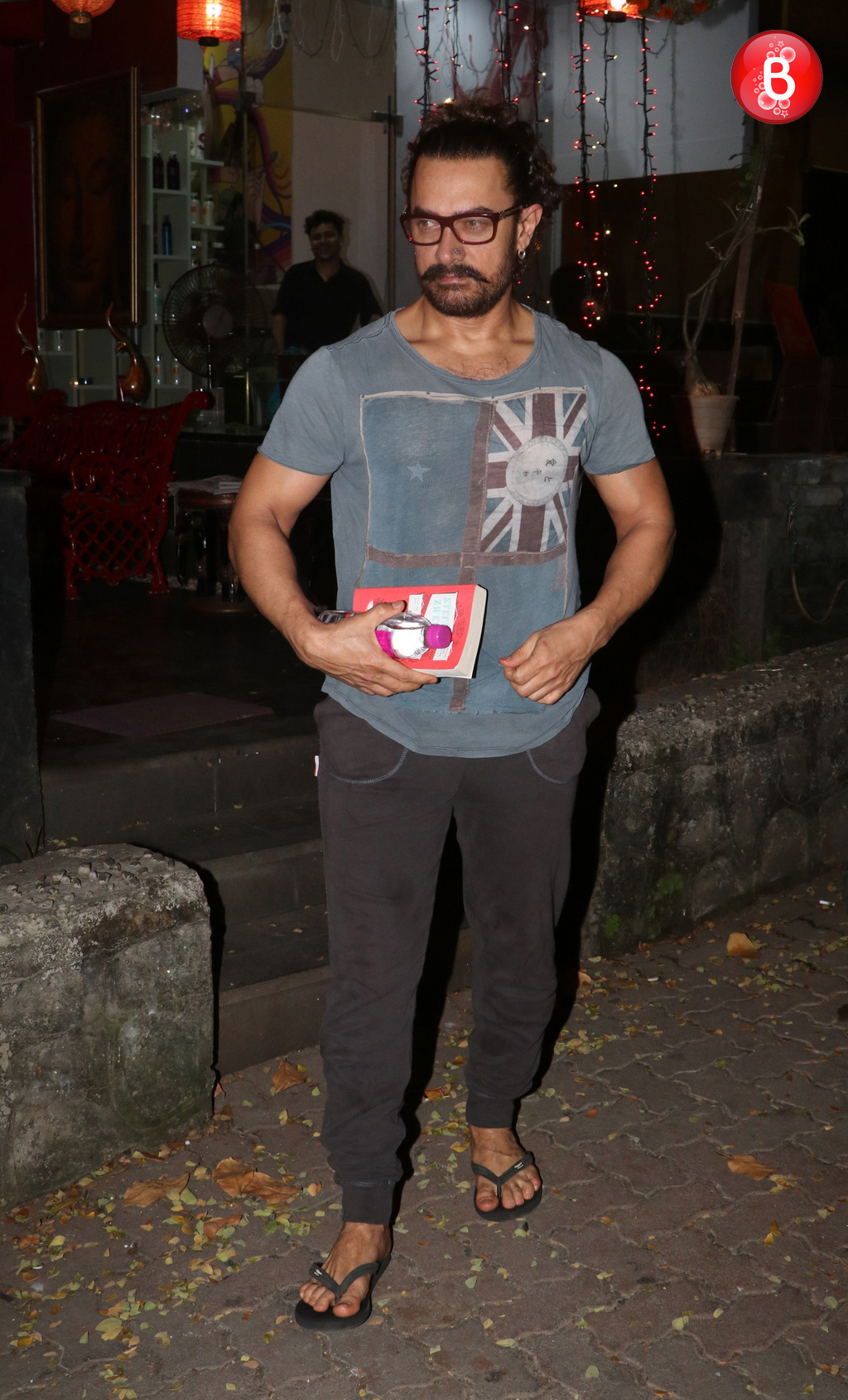 Aamir Khan spotted at spa