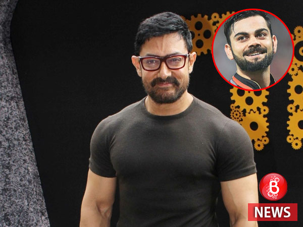 Aamir Khan and Virat Kohli