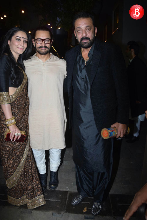 Bollywood celebs attend Aamir Khan's Diwali party