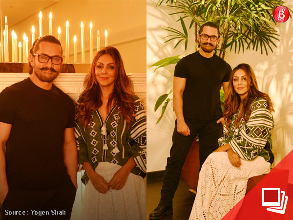 Aamir Khan visits Gauri Khan’s new store! VIEW PICS