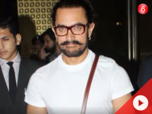 Watch: Superstar Aamir Khan spotted at Mumbai airport!