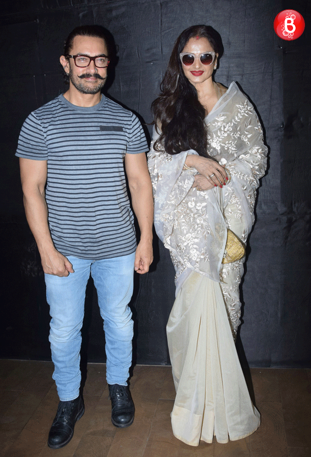 Celebs at secret superstar screening