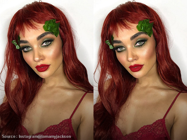 Pre-Halloween fever: Amy’s Poison Ivy avatar is giving us serious devilish vibes