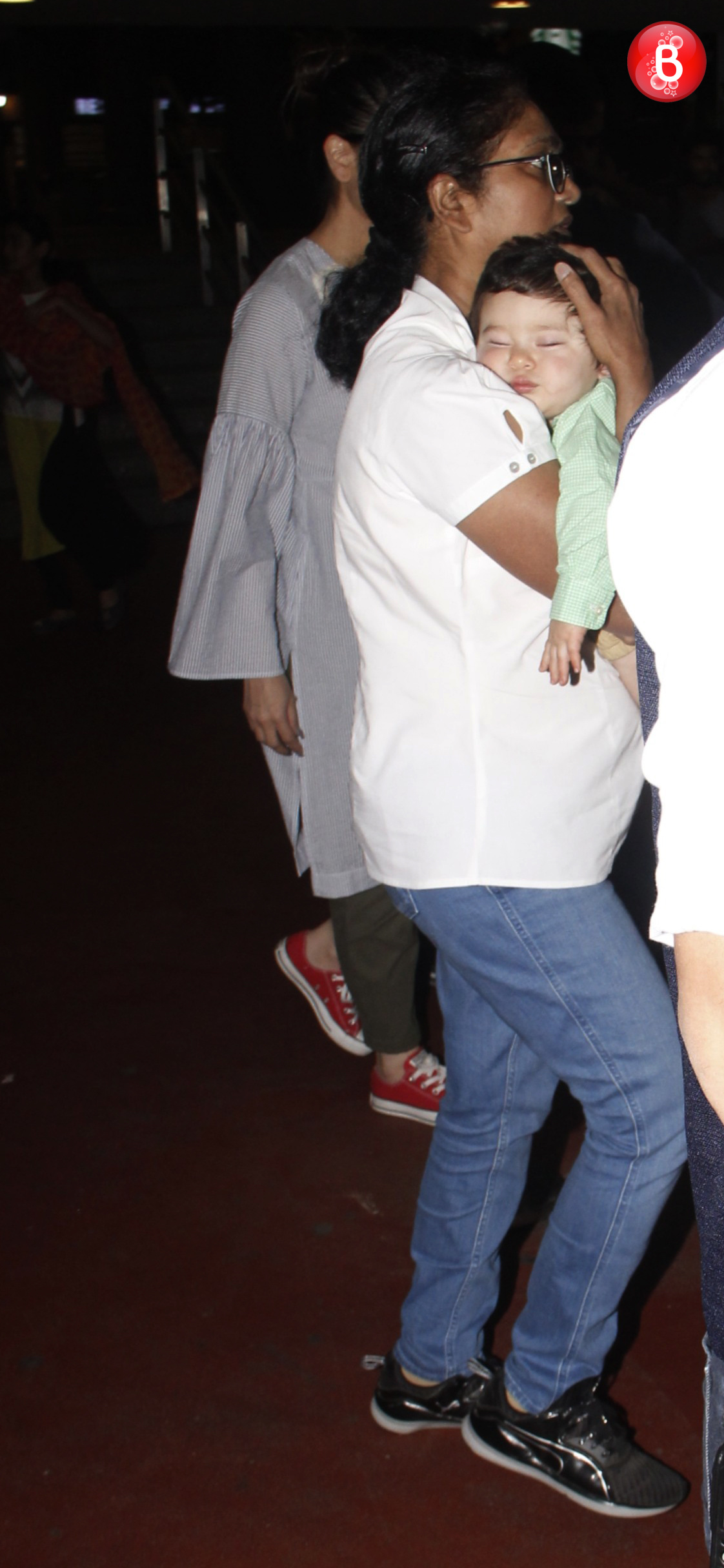 Baby Taimur with nanny