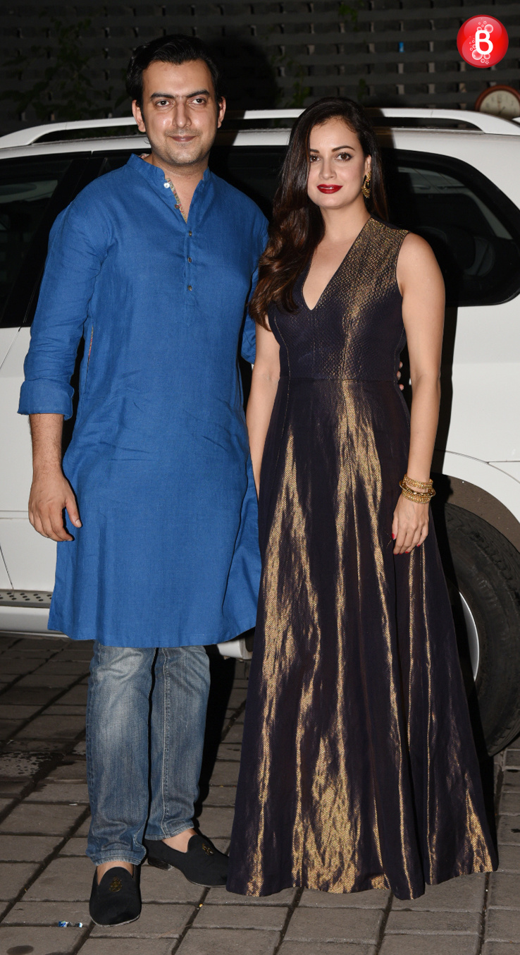 Dia Mirza and Sahil Sangha photo