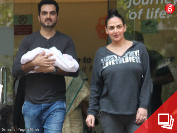 PICS: Esha Deol and husband Bharat Takhtani take their newborn home