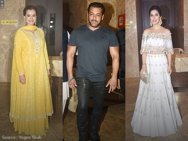 Dia Mirza, Daisy Shah, Salman Khan, Soha Ali Khan, Salman Khan