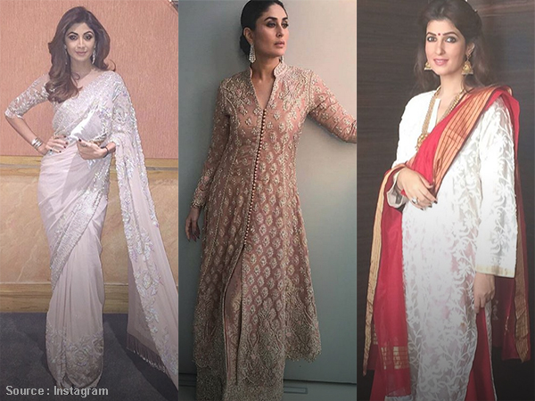 Bollywod inspired Karva Chauth attire