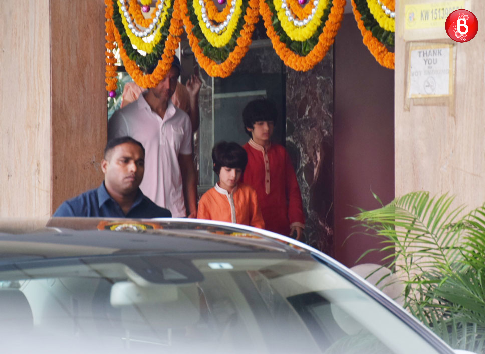 Hrithik Roshan outside his office